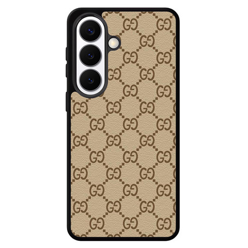 Gucci Leather Pattern Samsung Galaxy S26 Case