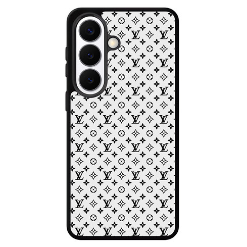 Louis Vuitton White Pattern Samsung Galaxy S26 Case