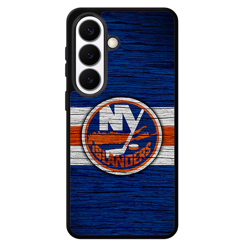 New York Islanders Wooden Pattern Samsung Galaxy S26 Case