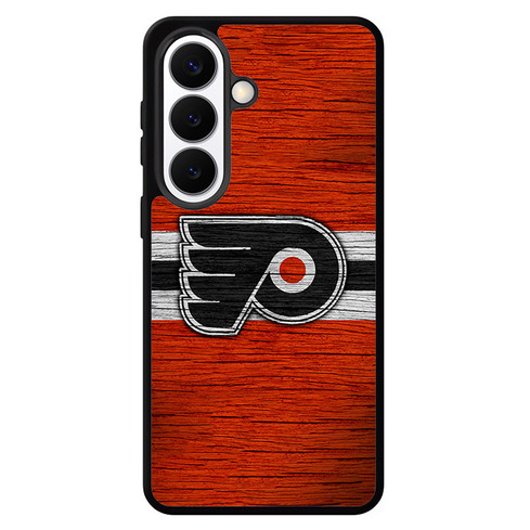 Philadelphia Flyers Wooden Pattern Samsung Galaxy S26 Case