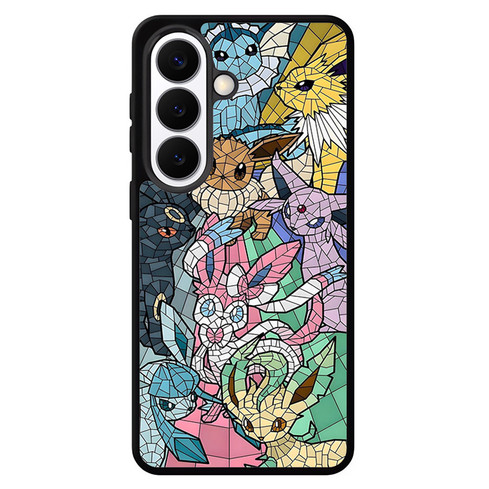 Pokemon stained glass pattern Samsung Galaxy S26 Case