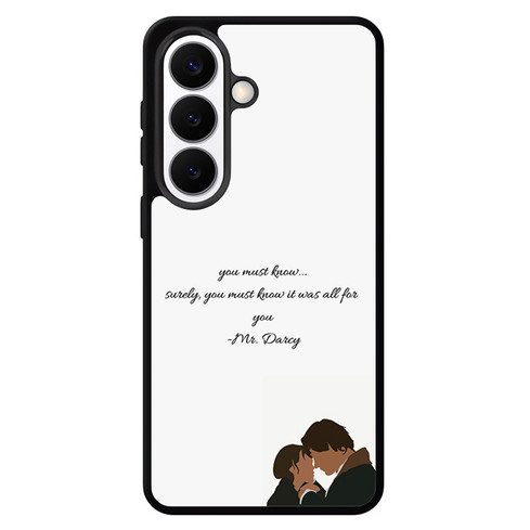 Pride and Prejudice Quote Samsung Galaxy S26 Case