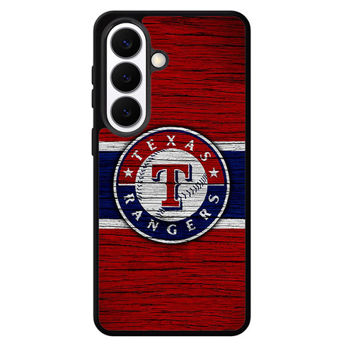 Texas Rangers Wooden Texture Samsung Galaxy S26 Case