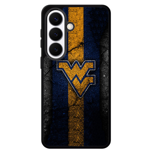 West Virginia Mountaineers Asphalt Texture Samsung Galaxy S26 Case
