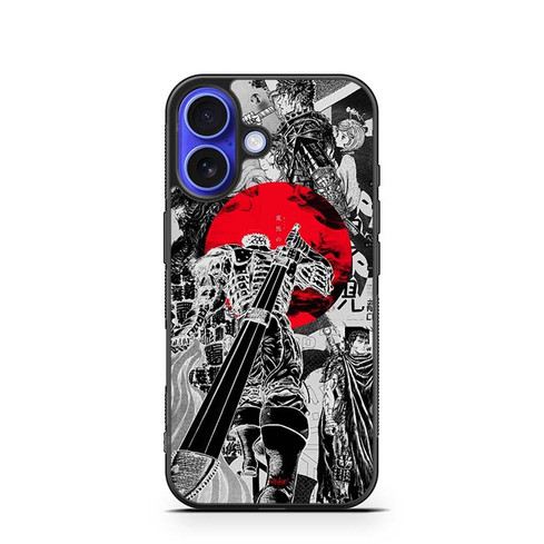 Berserk Manga Poster iPhone 16 Case
