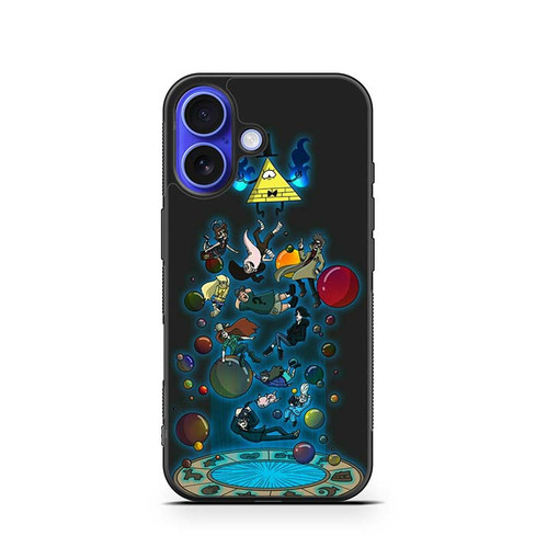 Bill Cipher Gravity Falls Power iPhone 16 Case