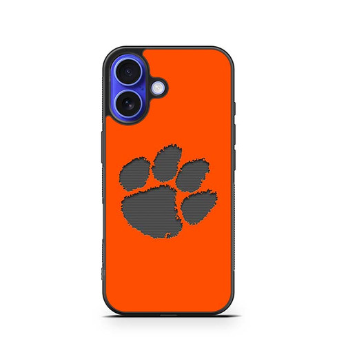 Clemson Tigers Claw 02 iPhone 16 Case