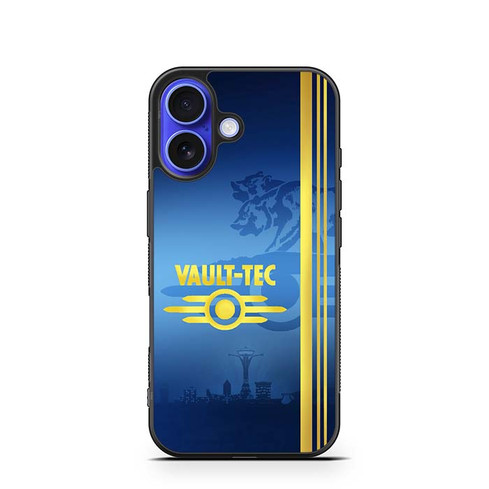 Fallout The Vault Tec Blueprint iPhone 16 Case