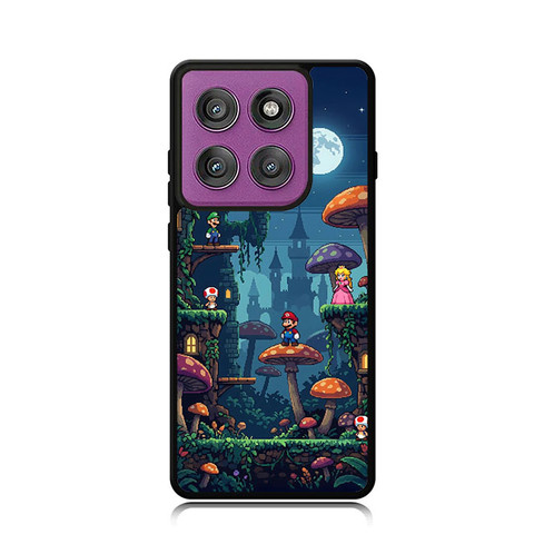Mario Mushroom Night Castle Motorola Moto G Power 5G 2025 Case