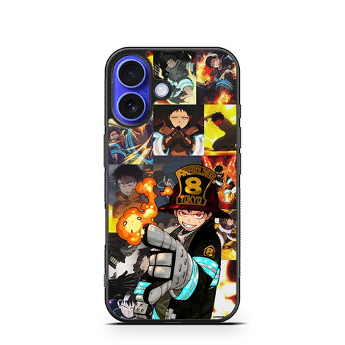 Fire Force Shinra Kusakabe iPhone 16 Case