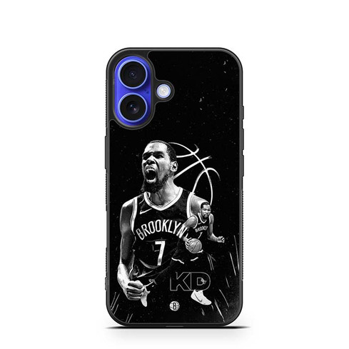 Kevin Durant Brooklyn Nets iPhone 16 Case