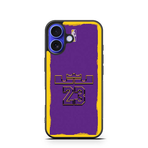 Los Angeles Lakers LeBron James iPhone 16 Case