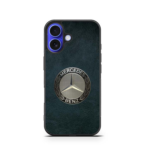 Mercedes Benz Metallic Logo iPhone 16 Case