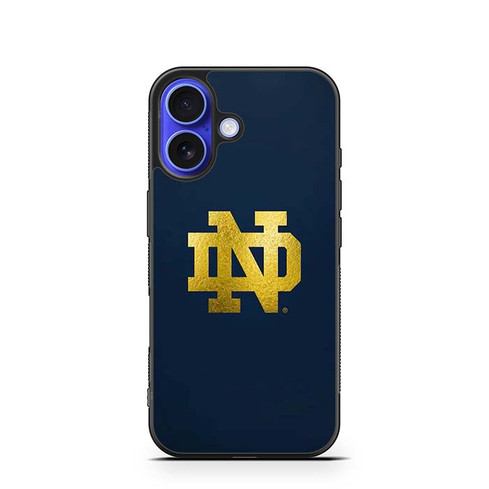 Notre Dame Fighting Irish Gold iPhone 16 Case