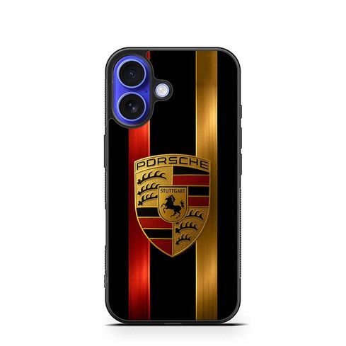 Porsche Golden Red iPhone 16 Case