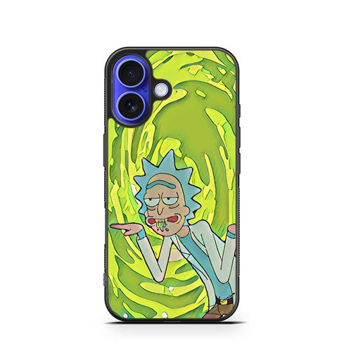 Rick and Morty Series Portal iPhone 16 Case