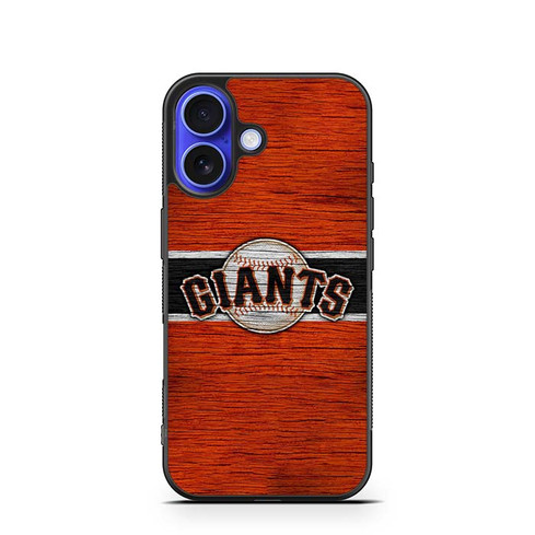 San Francisco Giants Wooden Pattern iPhone 16 Case
