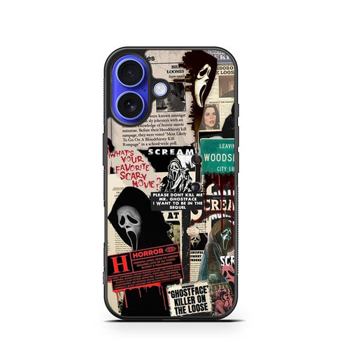 Scream Aesthetic iPhone 16 Case
