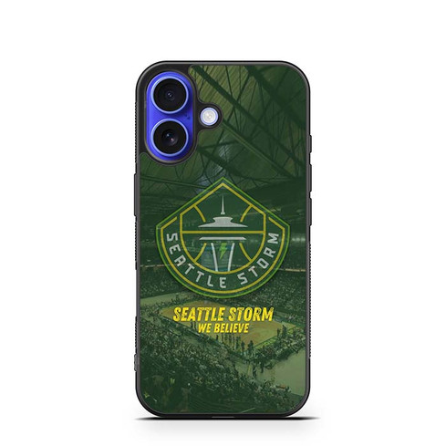 Seattle Storm We Believe iPhone 16 Case