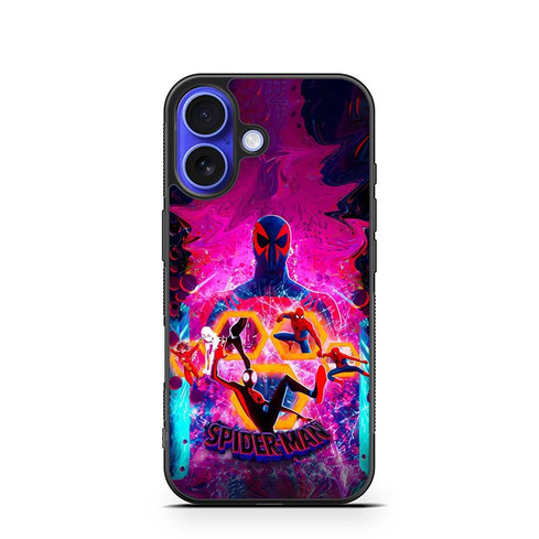Spider Man Across the Spider Verse Glitch iPhone 16 Case