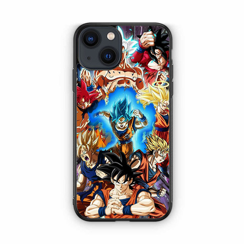 Dragon Ball Z Goku All Saiyan Form iPhone 13 Case