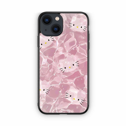 Hello Kitty Pink Marble iPhone 13 Case