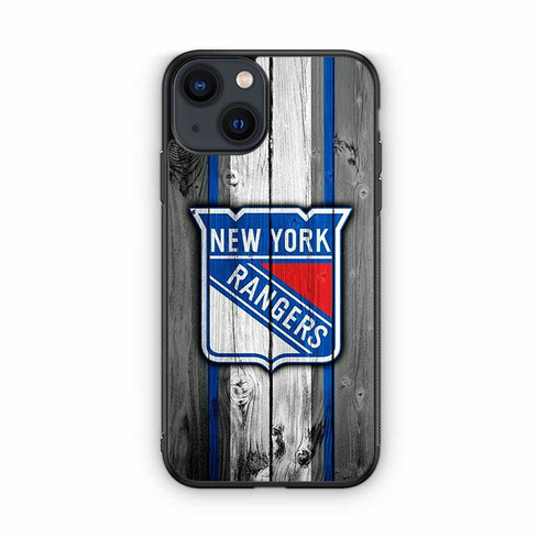 New York Rangers Wooden Pattern iPhone 13 Case