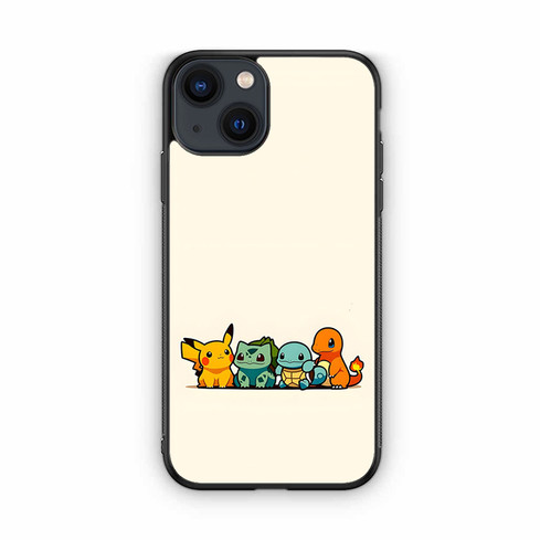 Pokemon Pikachu Bulbasaur Squirtle Charmander iPhone 13 Case