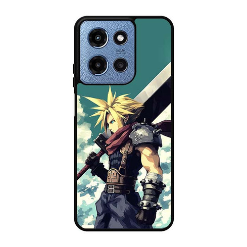 Cloud Strife Final Fantasy VII PS1 Motorola Moto G 5G 2025 Case