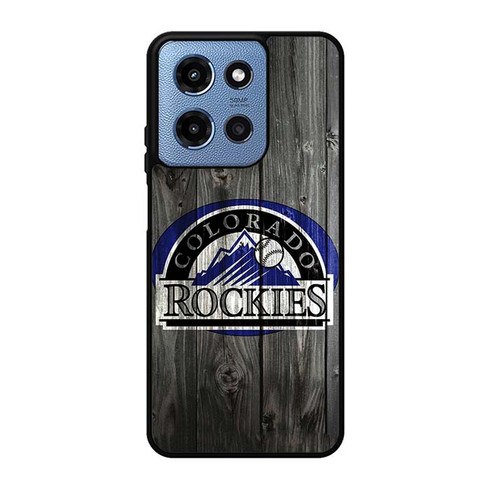 Colorado Rockies Wooden Pattern Motorola Moto G 5G 2025 Case