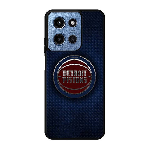 Detroit Pistons Metallic Motorola Moto G 5G 2025 Case