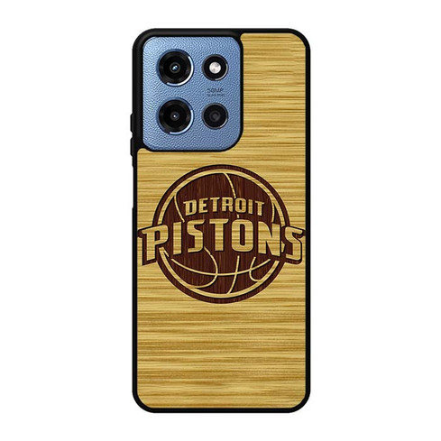 Detroit Pistons Wooden Pattern 01 Motorola Moto G 5G 2025 Case
