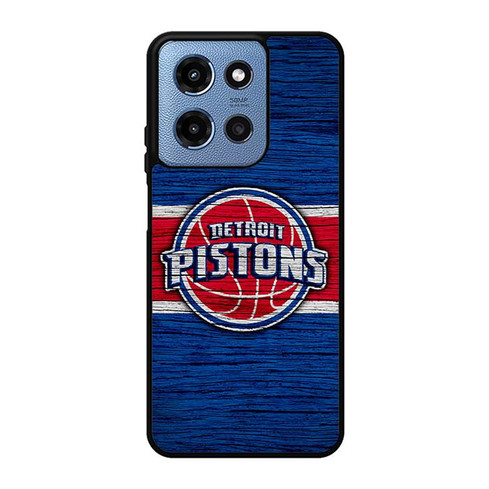 Detroit Pistons Wooden Pattern 02 Motorola Moto G 5G 2025 Case