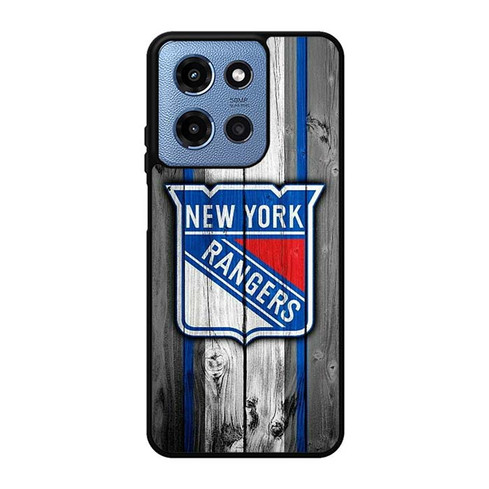 New York Rangers Wooden Pattern Motorola Moto G 5G 2025 Case