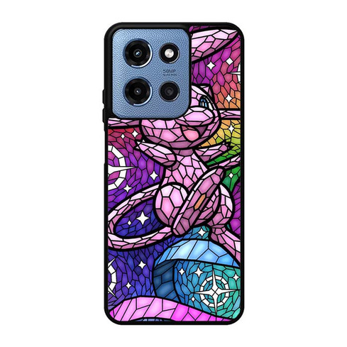 Pokemon Mew Stained Glass Pattern Motorola Moto G 5G 2025 Case