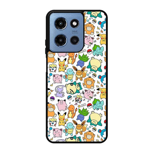 Pokemon Snorlax Eevee and Bulbasaur Motorola Moto G 5G 2025 Case