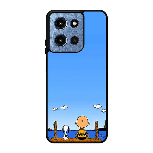 Snoopy and Charlie Brown Motorola Moto G 5G 2025 Case