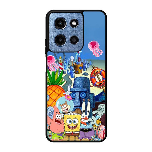 SpongeBob SquarePants Bikini Bottom Motorola Moto G 5G 2025 Case