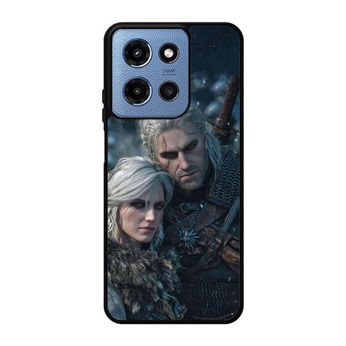 The Witcher III Geralt and Ciri Motorola Moto G 5G 2025 Case