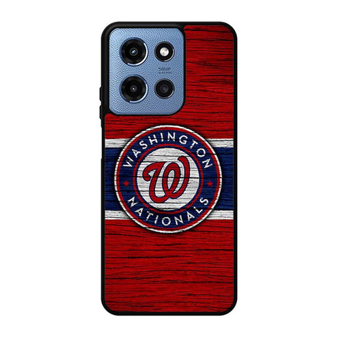 Washington Nationals Wooden Pattern Motorola Moto G 5G 2025 Case