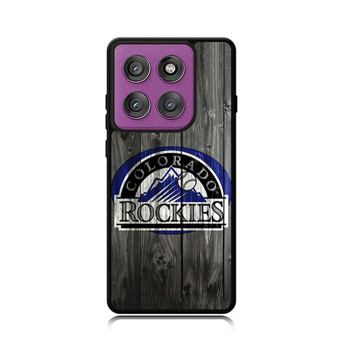 Colorado Rockies Wooden Pattern Motorola Moto G Power 5G 2025 Case