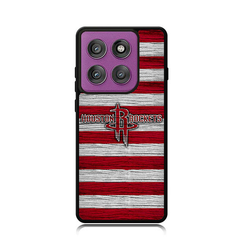 Houston Rockets Wooden Pattern Motorola Moto G Power 5G 2025 Case