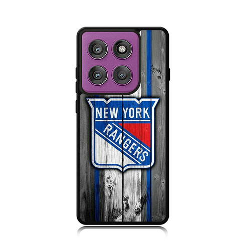 New York Rangers Wooden Pattern Motorola Moto G Power 5G 2025 Case