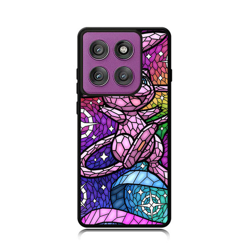 Pokemon Mew Stained Glass Pattern Motorola Moto G Power 5G 2025 Case