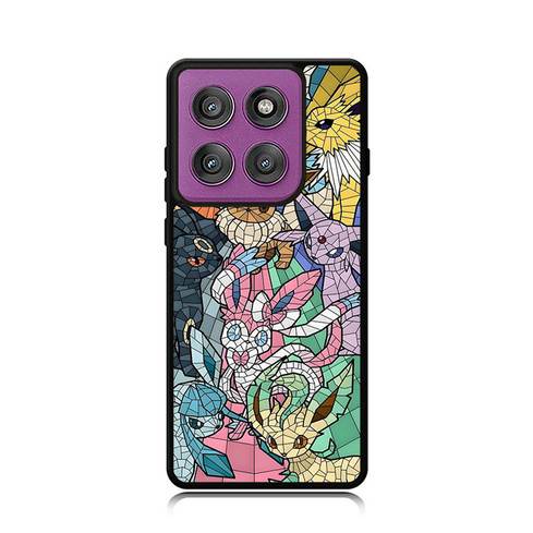 Pokemon stained glass pattern Motorola Moto G Power 5G 2025 Case