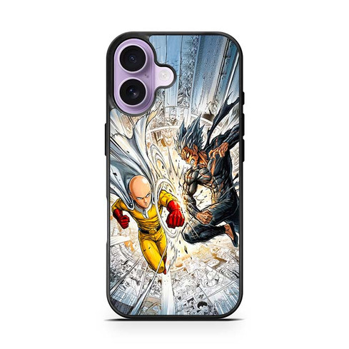 One Punch Man Saitama Vs Garou iPhone 17 Case