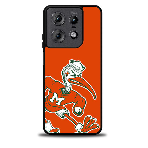 Miami Hurricanes Mascot Motorola Moto Edge 5G 2025 Case