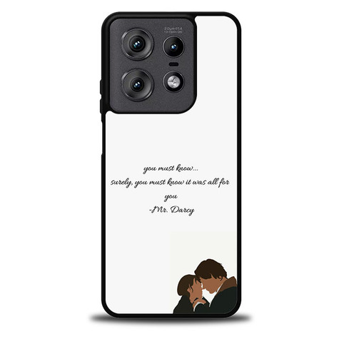 Pride and Prejudice Quote Motorola Moto Edge 5G 2025 Case
