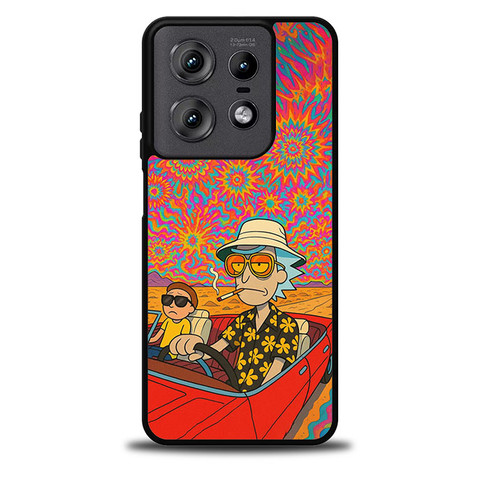 Rick and Morty Psychedelic Vibe Motorola Moto Edge 5G 2025 Case