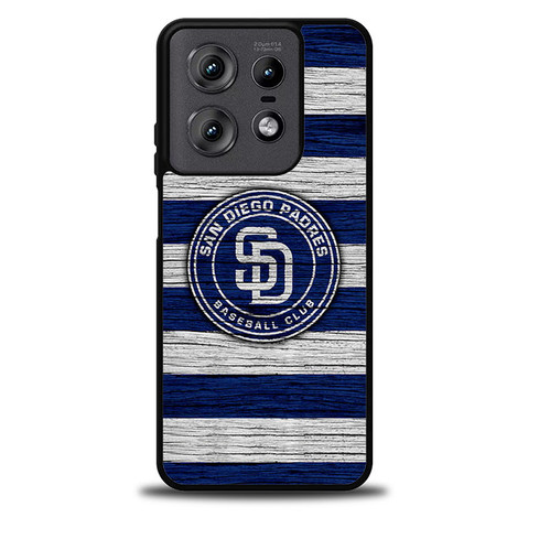 San Diego Padres Wooden Pattern Motorola Moto Edge 5G 2025 Case